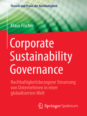 cover image of Corporate Sustainability Governance